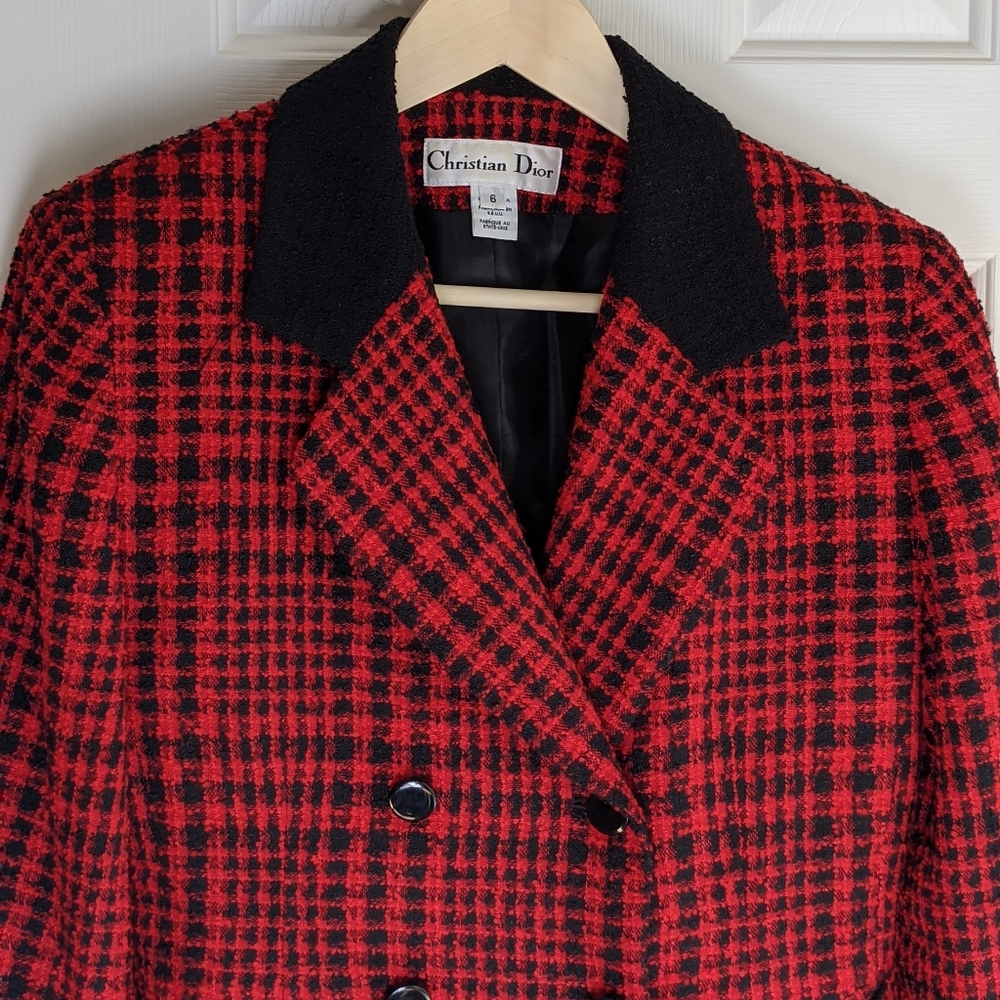 Christian Dior Tweed Blazer - Picture 2 of 7